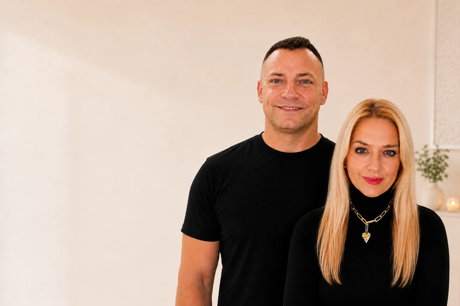 Lea Arnejšek in Miran Mišmaš, izvajalca devetmesečnega programa